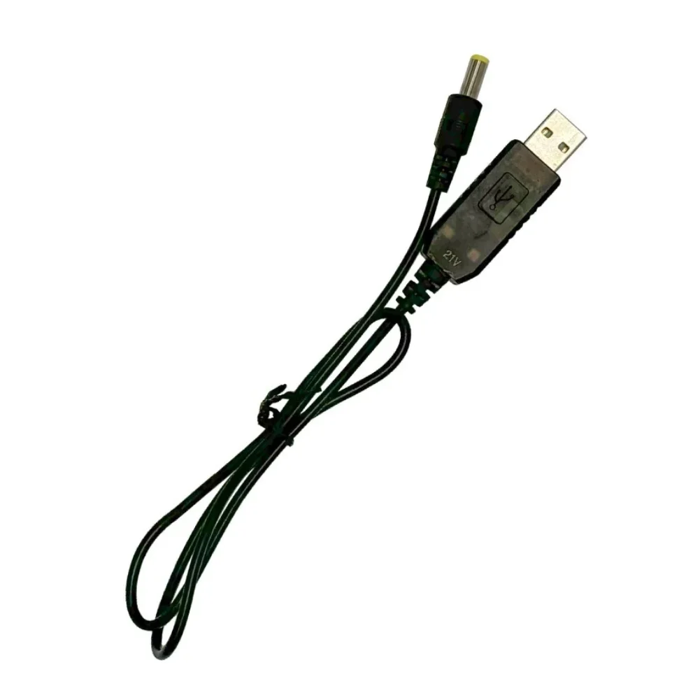 5V To 21V Boost Line Cable With USB Adapter And DC Interface For Battery Charging And Replacement Applications