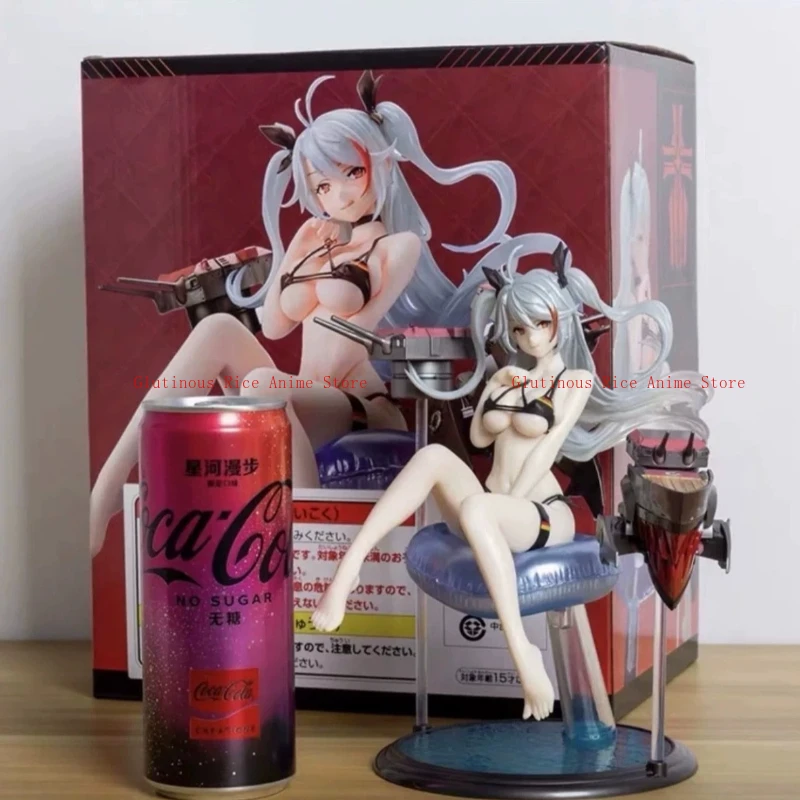 

In stock Anime character Prinz Eugen beautiful girl figurine model trendy toy birthday gift original collection brand new