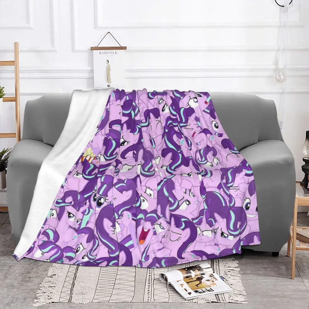 Starlight Glimmer Mess Quilt Blanket Throw Blanket Thin Wadding Blanket Throw Blanket