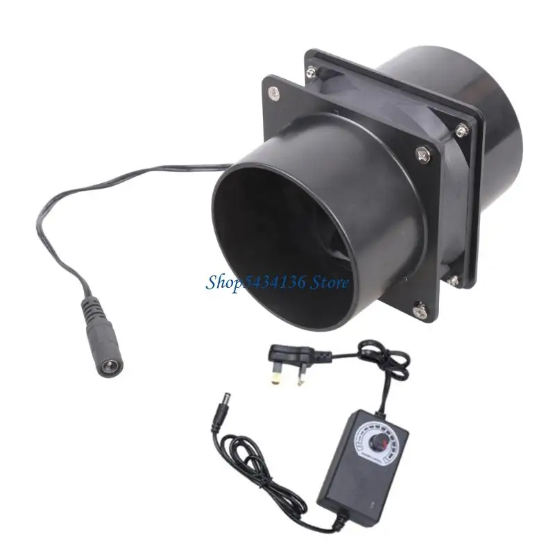 

H7ED Вытяжной вентилятор 80 мм 12 В 0,4 А Комплект вытяжного вентилятора для пайки выхлопных газов