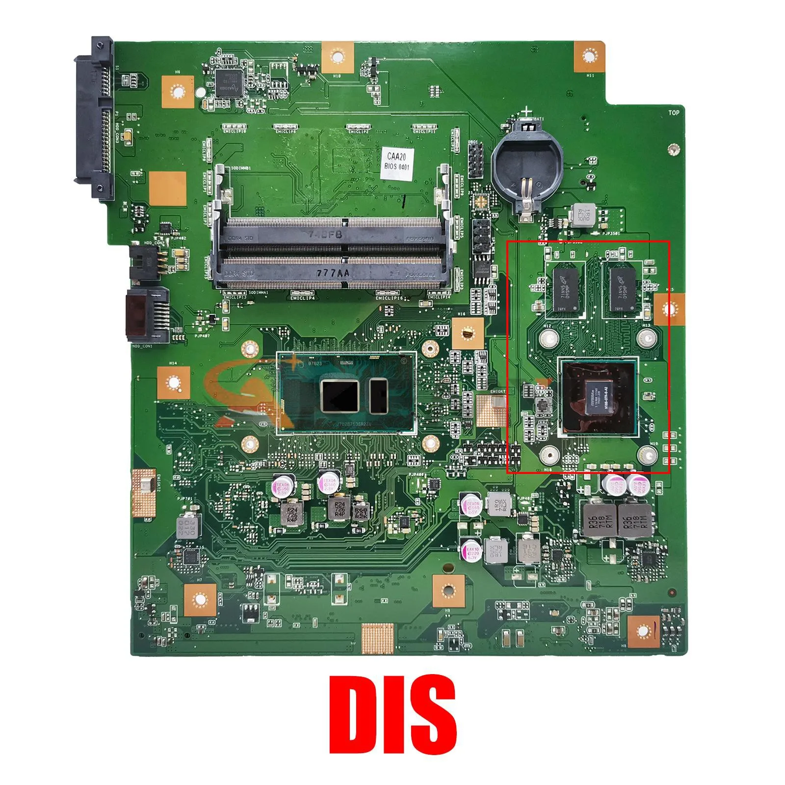 Imagem -02 - Samxinno Zn240ic Placa-mãe para Asus Zen Aio Zn240i Zn240icgk Placa-mãe Tudo em um I36100 I5-6200u I7-6500u Cpu 940mx2g