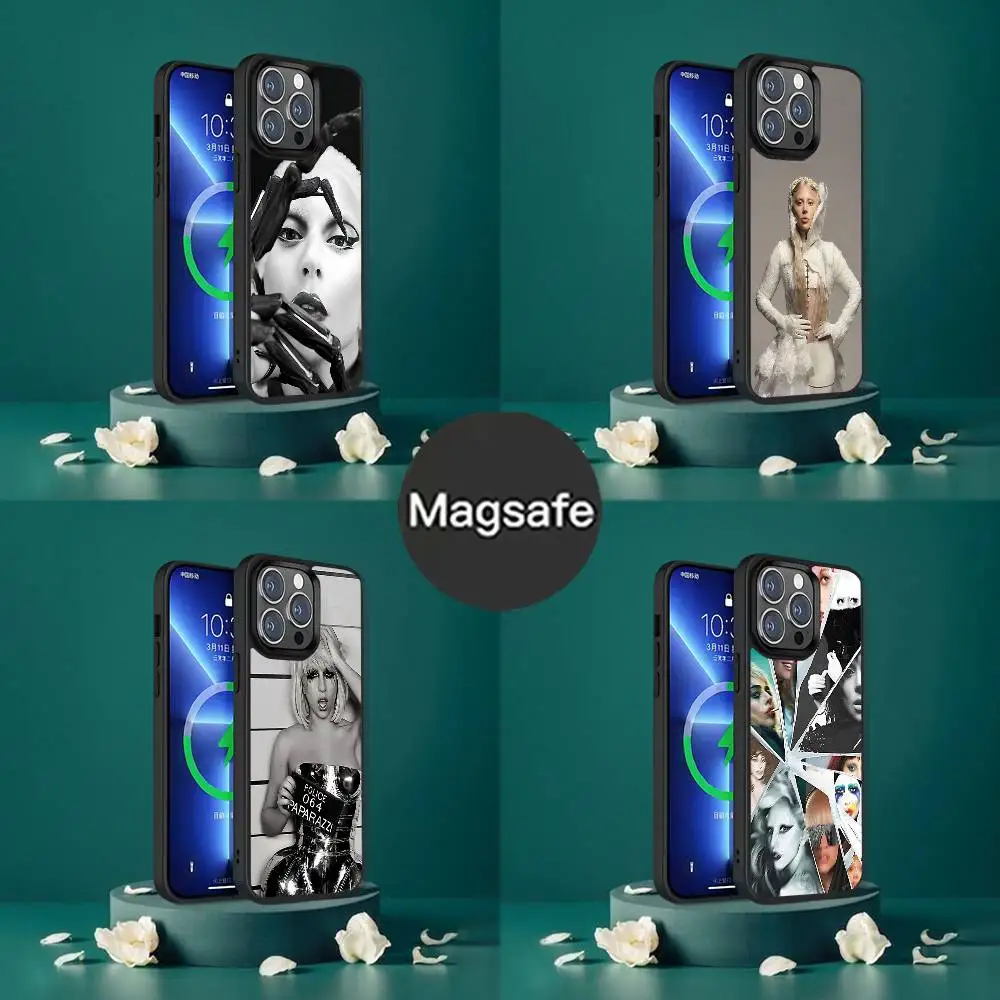

Singer L-Lady-GagaS Mayhem Phone Case For iPhone 17,16,15,14,13,12,11,Pro,Max,Plus,Mini,SE4,E Magnetic Magsafe Wireless Charging