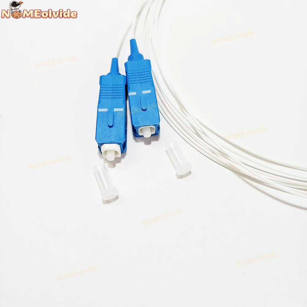 10pcs/lot 0.9mm Steel Tube Fiber Optic PLC Splitter 1x16 SC/UPC Mini Blockless G657A1 0.9mm 1M 1*16 1*2 1*4 1*8 SC UPC Connector