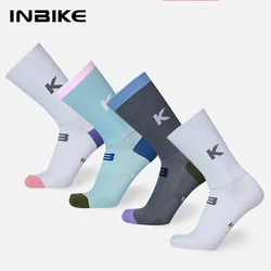 Inbike Cycling Man Socks High Elasticity Not Tight Sports Socks Efficient Heat Dissipation Socks Professional Cycling Socks