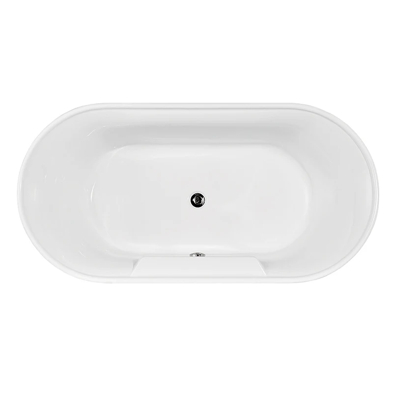 

STLFAcrylic Home Small Unit Independent Massage Constant Temperature Oval Net Red Hotel Bathtub