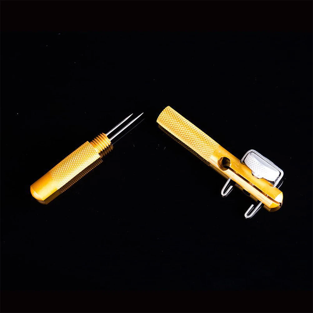 

2pcs Hook Tying Device Fishing Quick Knot Tool Line Knotter Lightweight Portable Durable Gift Friends Family Fishing Tools