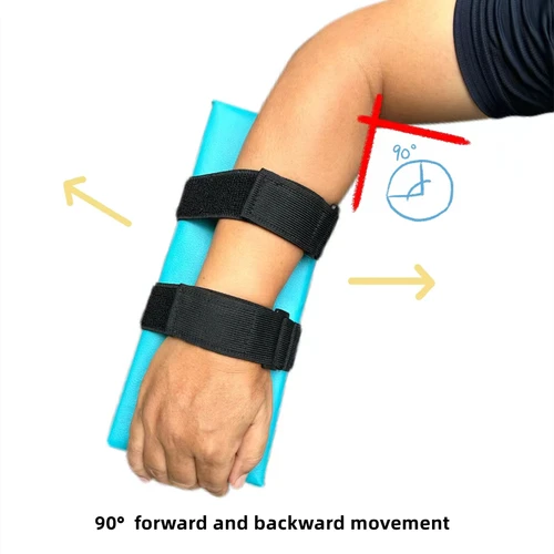 Imagen 2 del producto Monopatín de rehabilitación de brazos de polea de entrenamiento de rehabilitación de extremidades superiores e inferiores para ejercicio de articulación superior de paciente de hemiplejia de accidente cerebrovascular