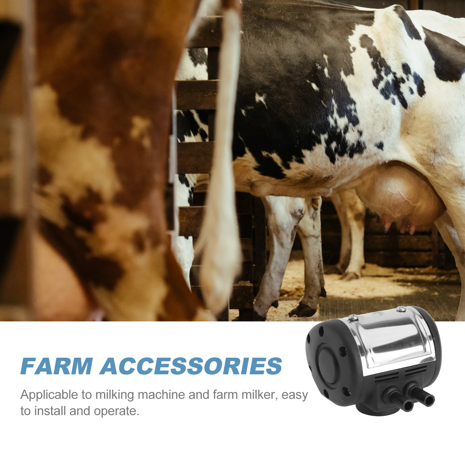 

Stainless Steel Pneumatic Pulsator for Milking Machine Cow Milker Dairy Milker 50 to 180 ppm Adjustable 60/40 Adjustable Pulsati