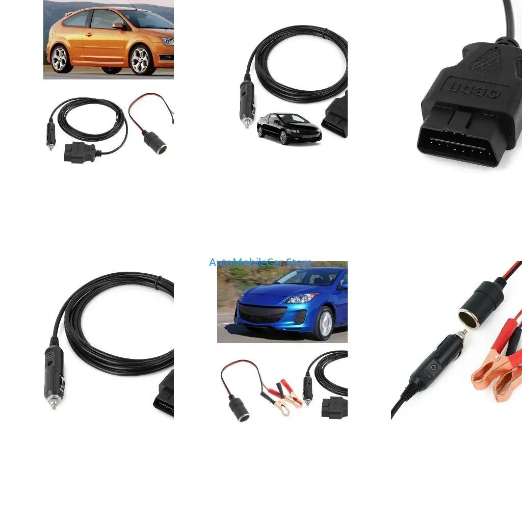 G8TE Vehicle Power Supply Cord Diagnostic Cable Memory Saver Power Extension Socket