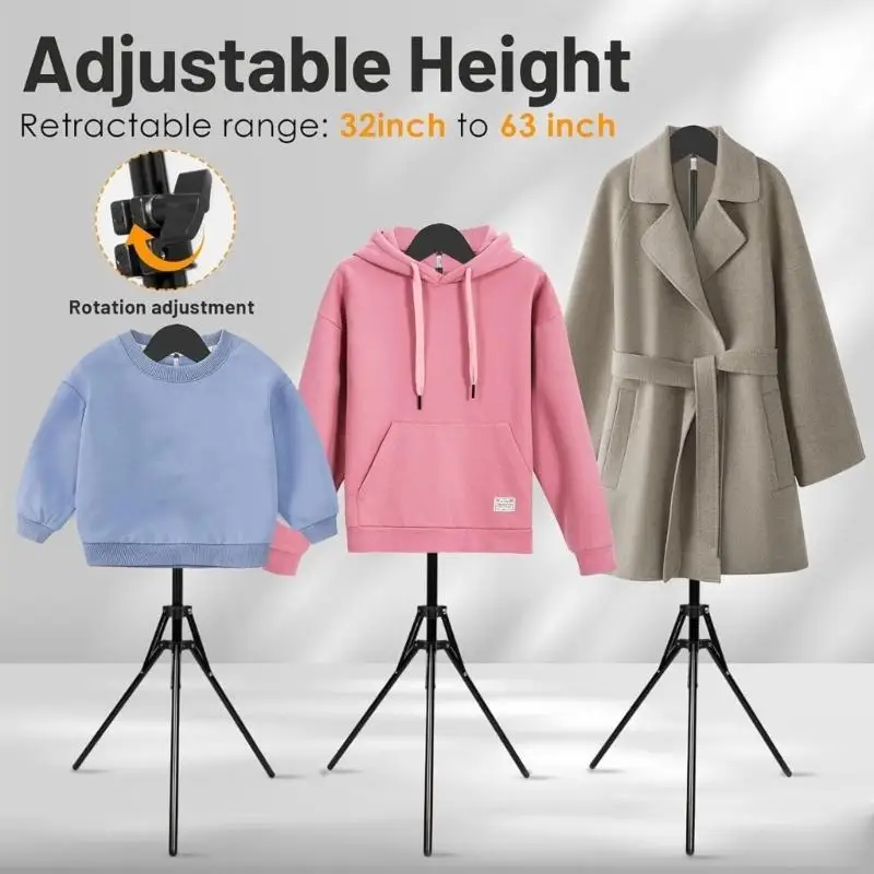 

Space Saving Ironing Rack Featuring Extendable Bar For Various Garment Sizes