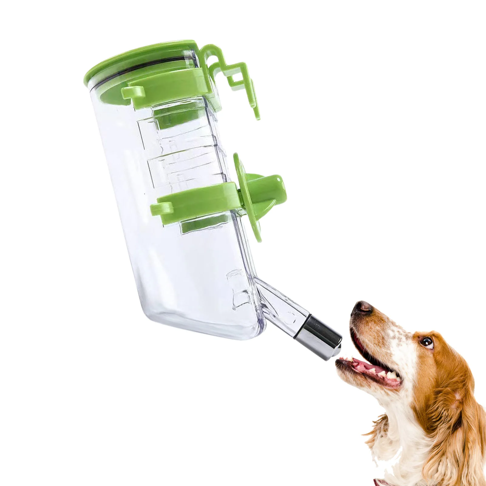 Pets Water Dispenser Easy To Install Dog Water Bottle No Drip Pet Drinker Leak-proof Pet Cage Suspended Water Dispenser