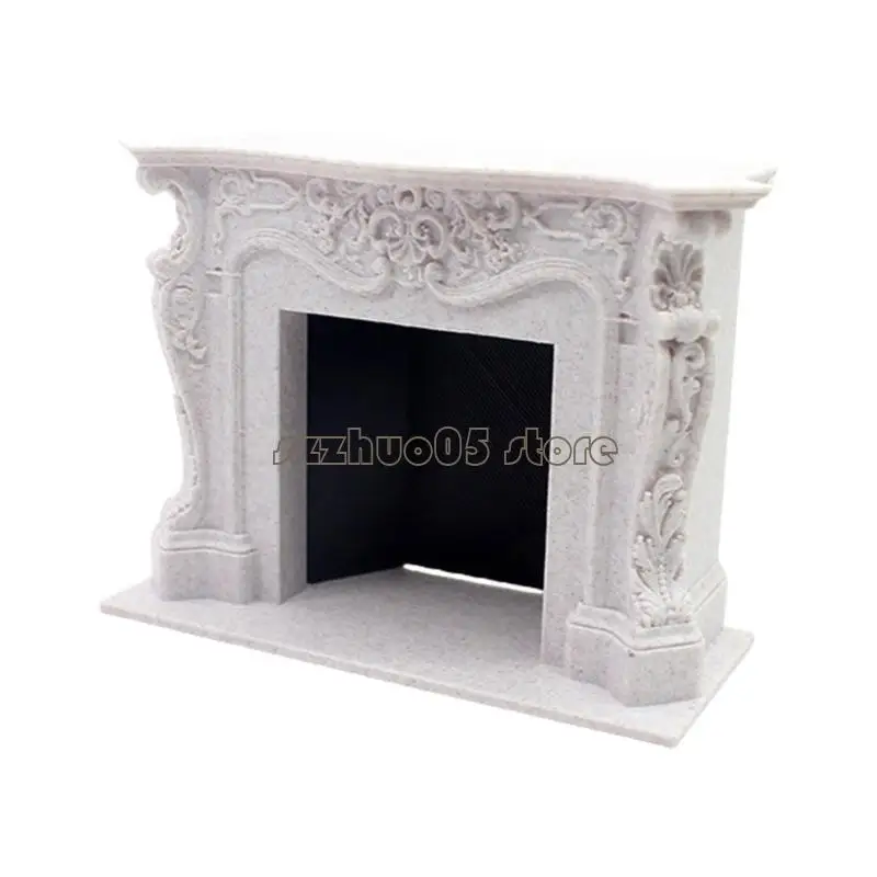 

M3GE Doll House Zakka Model Realistic Dollhouses Fireplaces Realistic Play Realistic 1:12 Model Mini Size Toy