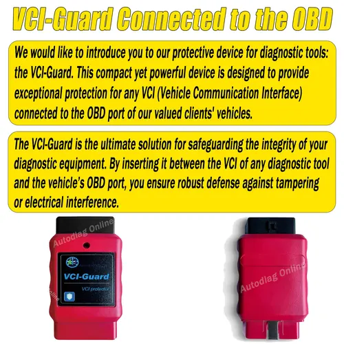 Imagen 2 del producto Herramienta de protección OBD2 para herramientas de diagnóstico, vehículo para protección física y eléctrica, interfaz conectada a la herramienta de escáner OBD2
