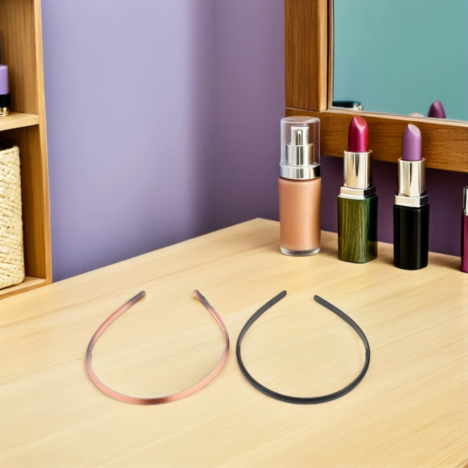 

18Pcs Vintage Headbands Set Plastic Hair Hoop with Teeth Retro French Style Headpiece for Women Anti-Slip Makeup Wash Face Daily