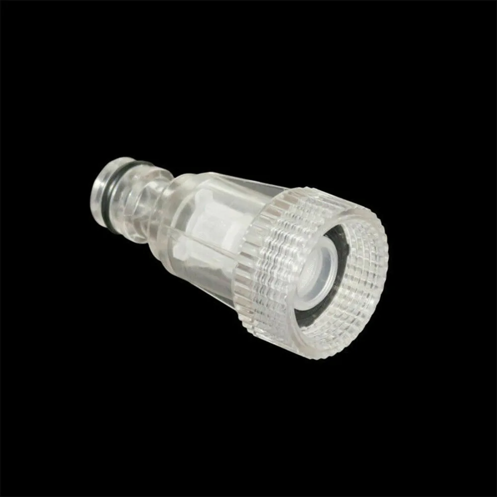 Practical Pressure Washer Filter Water Filter Tool Part Plastic Replace Replacement Transparent 1 Pc 3/4 Inch ABS