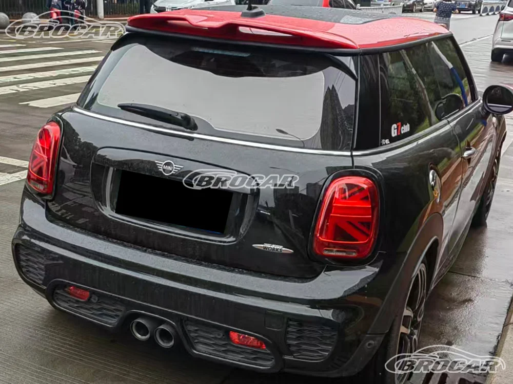 Echter Carbonfaser-Dachspoiler für BMW F55 5-Türer F56 JCW 3-Türer Schrägheck John Cooper Works 2014-2021 Heckkappen Tuning Bodykit