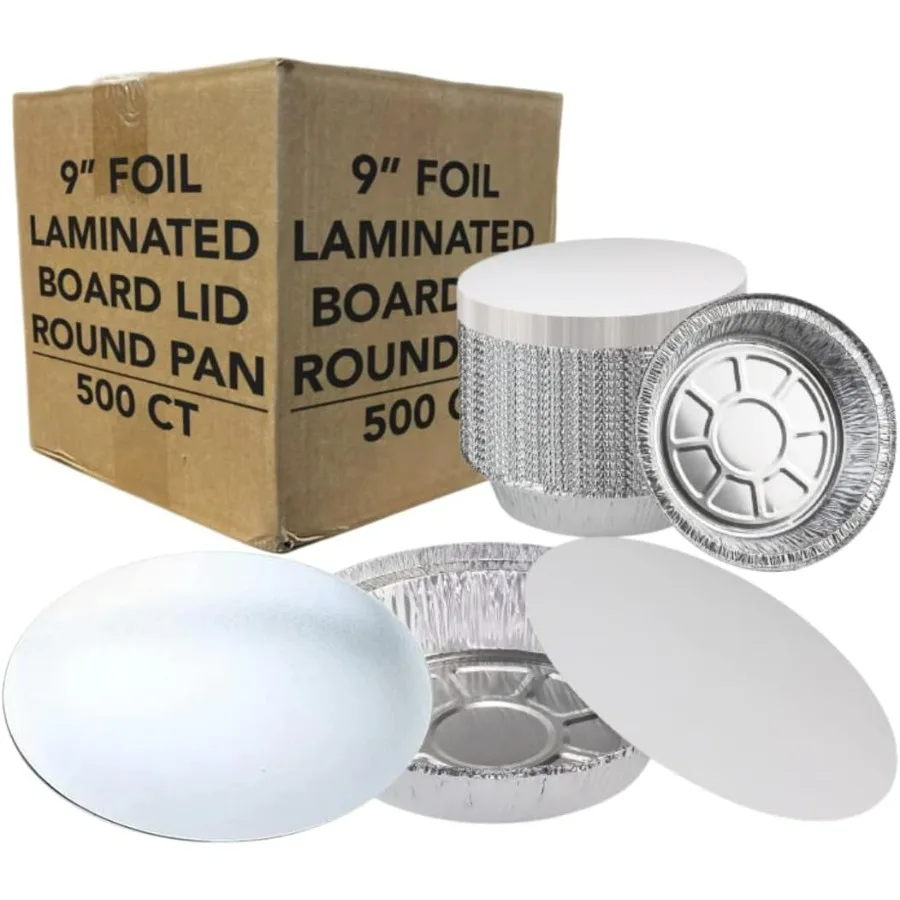 

Прочные крышки для досок для 9-дюймовых алюминиевых круглых сковородок Идеально подходит и надежное уплотнение: 1000CT