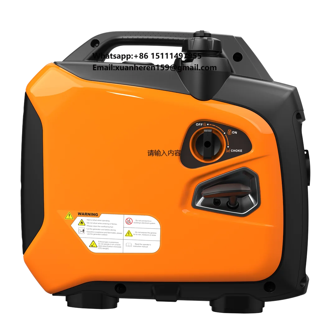 

100%Copper Wire Inverter 2Kw 2200watt Dual Fuel Portable Power Gasline Generator with Electric Start,RV Ready&Backup Home Use