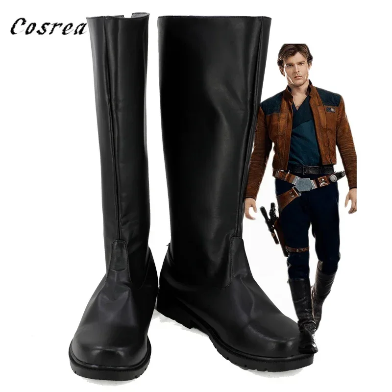 SN66 Star the Last Jedi Anakin Skywalker รองเท้าคอสเพลย์ผู้ใหญ่ Obi Wan Anakin บุรุษสตรีรองเท้าฮาโลวีนยาว shoes2 @ w $