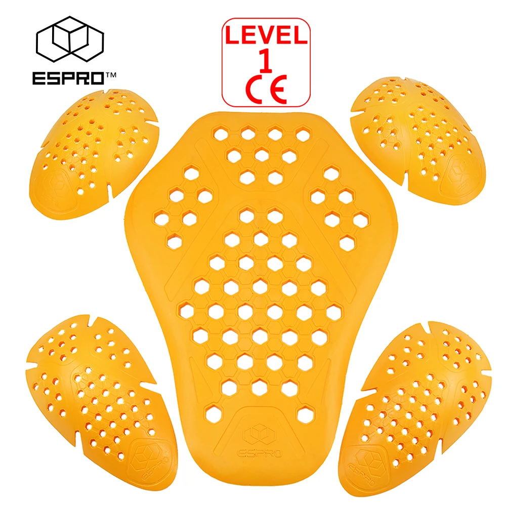 

Universal Motorcycle Jacket Protective Pads Racing Back Protector Jacket Insert Armor Built-in Protective Gear Riding Equipment