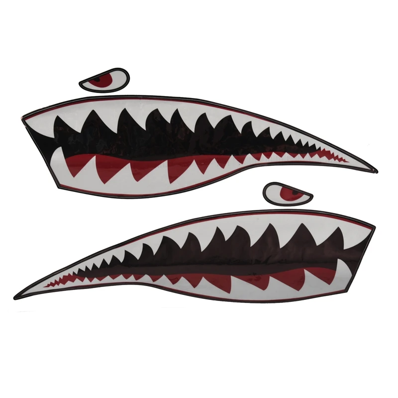 

Waterproof PVC Decal Shark Teeths For Kayak Boat Car Truck Stickers