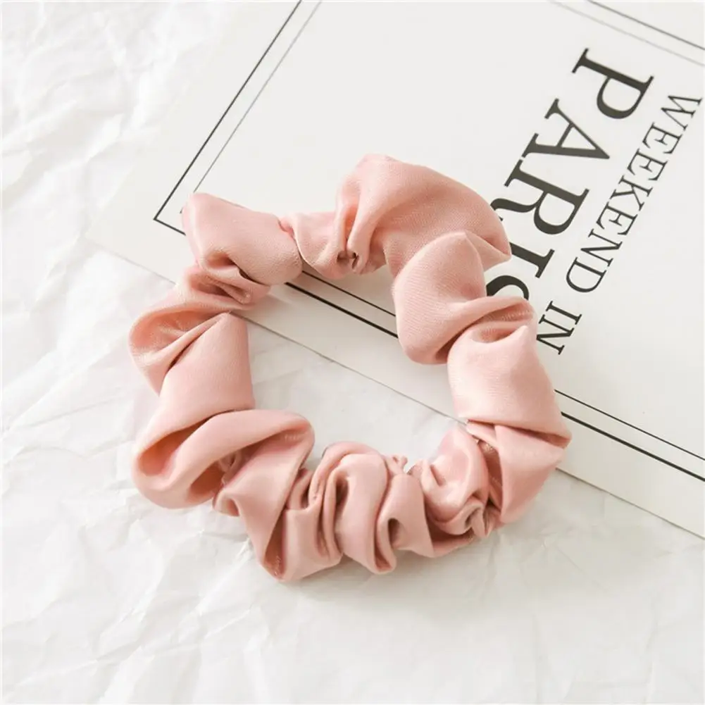 2 Pcs Trendy High Elasticity Ponytail Holders Hair Scrunchies Soft  Hair Decoration