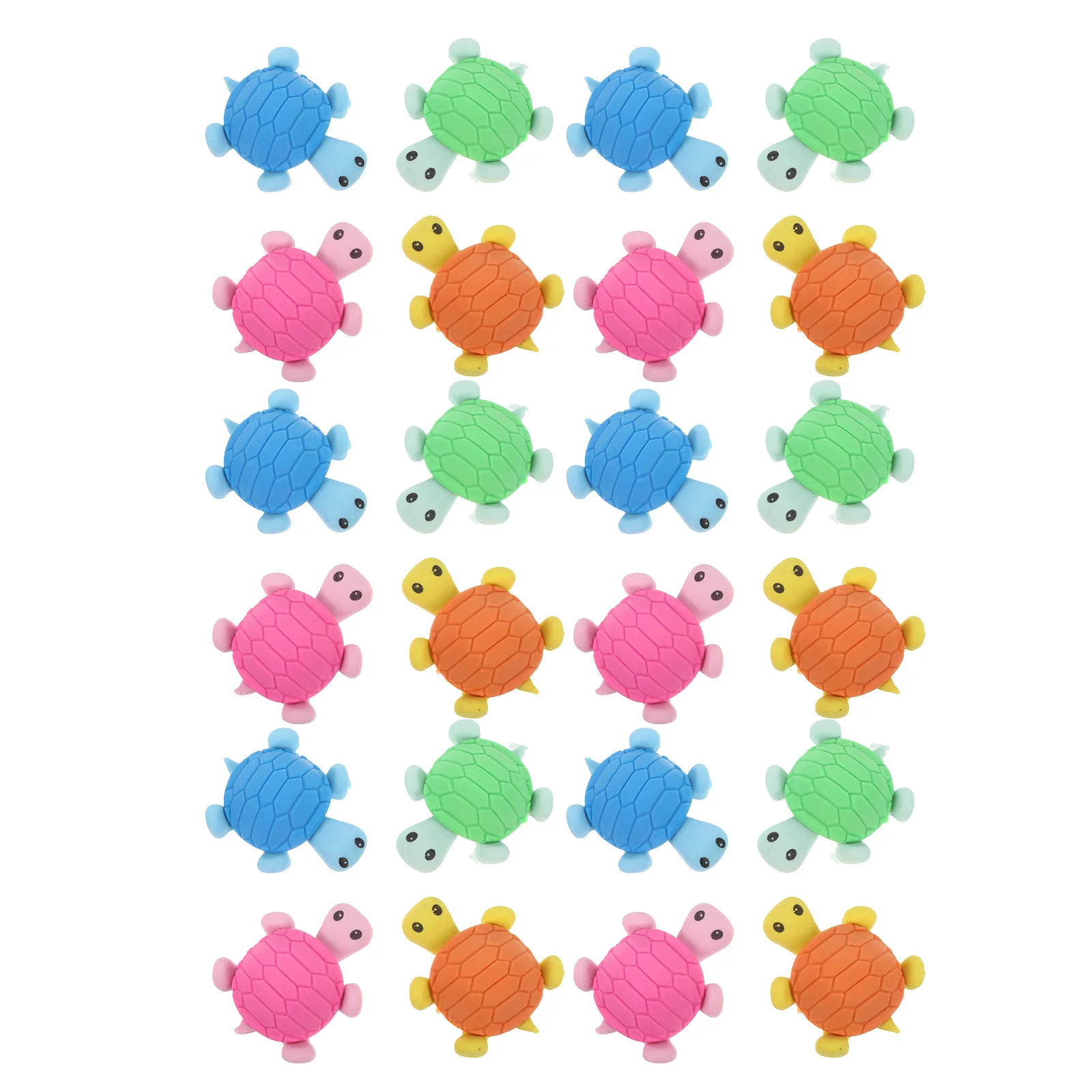 

36Pcs Cartoon Erasers Turtle Shape Mini Animal Erasers Bulk Kids School Supplies Classroom Party Favors Art Drawing Stationery