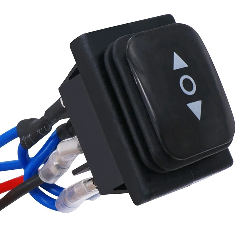 Momentary Polarity Reverse Switch กันน้ําควบคุมมอเตอร์ Actuator 6 ขา 3 ตําแหน่ง Rocker Toggle Switch