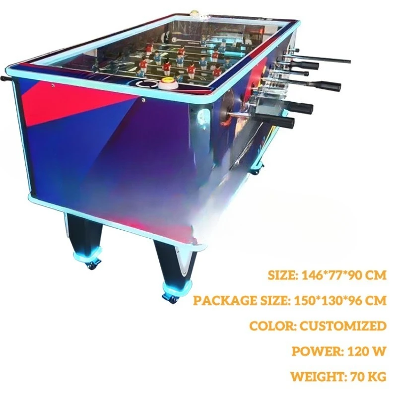 

Высококачественный интерактивный спортивный стол для двух человек, пластиковый мяч, игровой стол, футбольный автомат, футбольный стол с монетоприемником