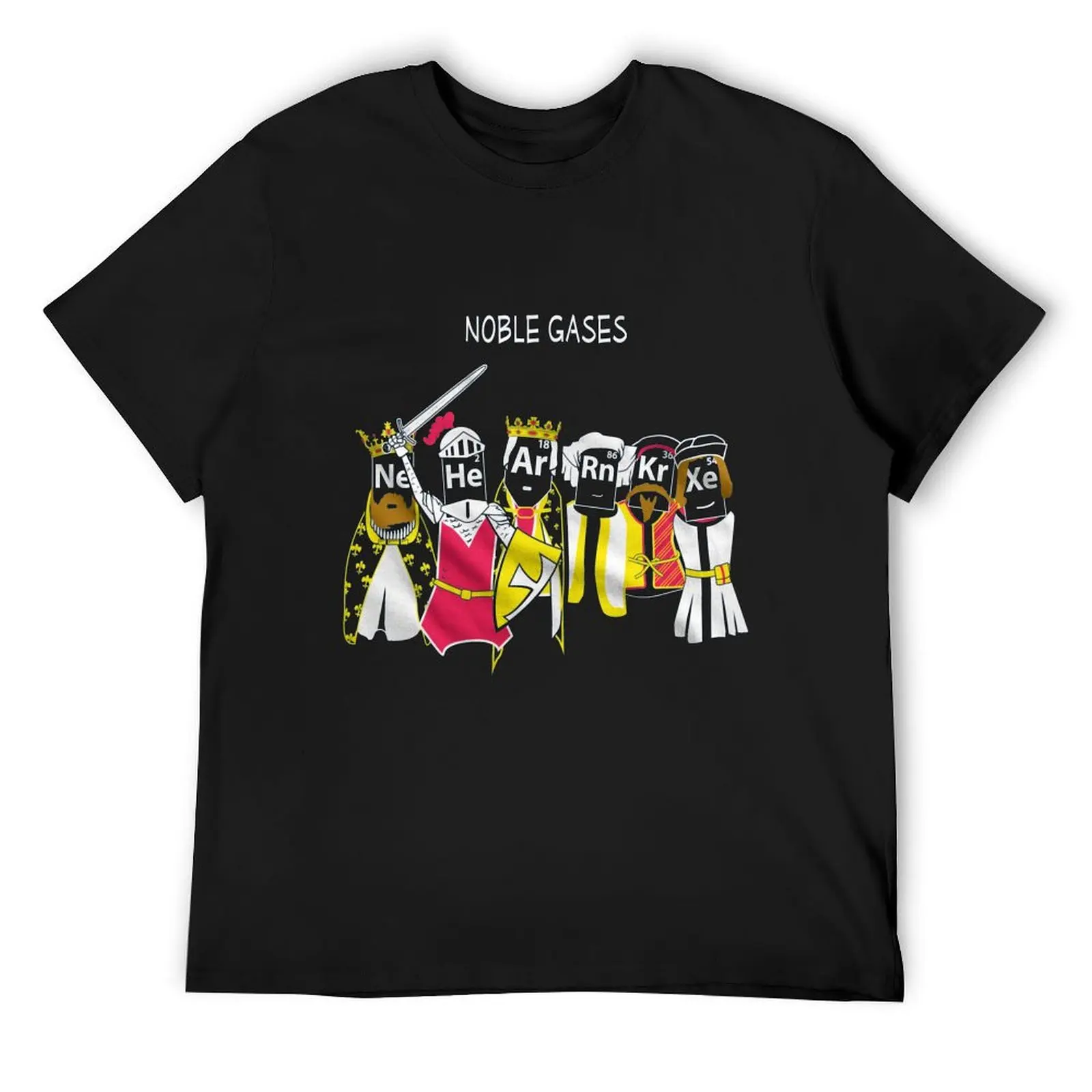 

The Noble Gases T-Shirt Man t-shirt kawaii clothes blacks fruit of the loom mens t shirts