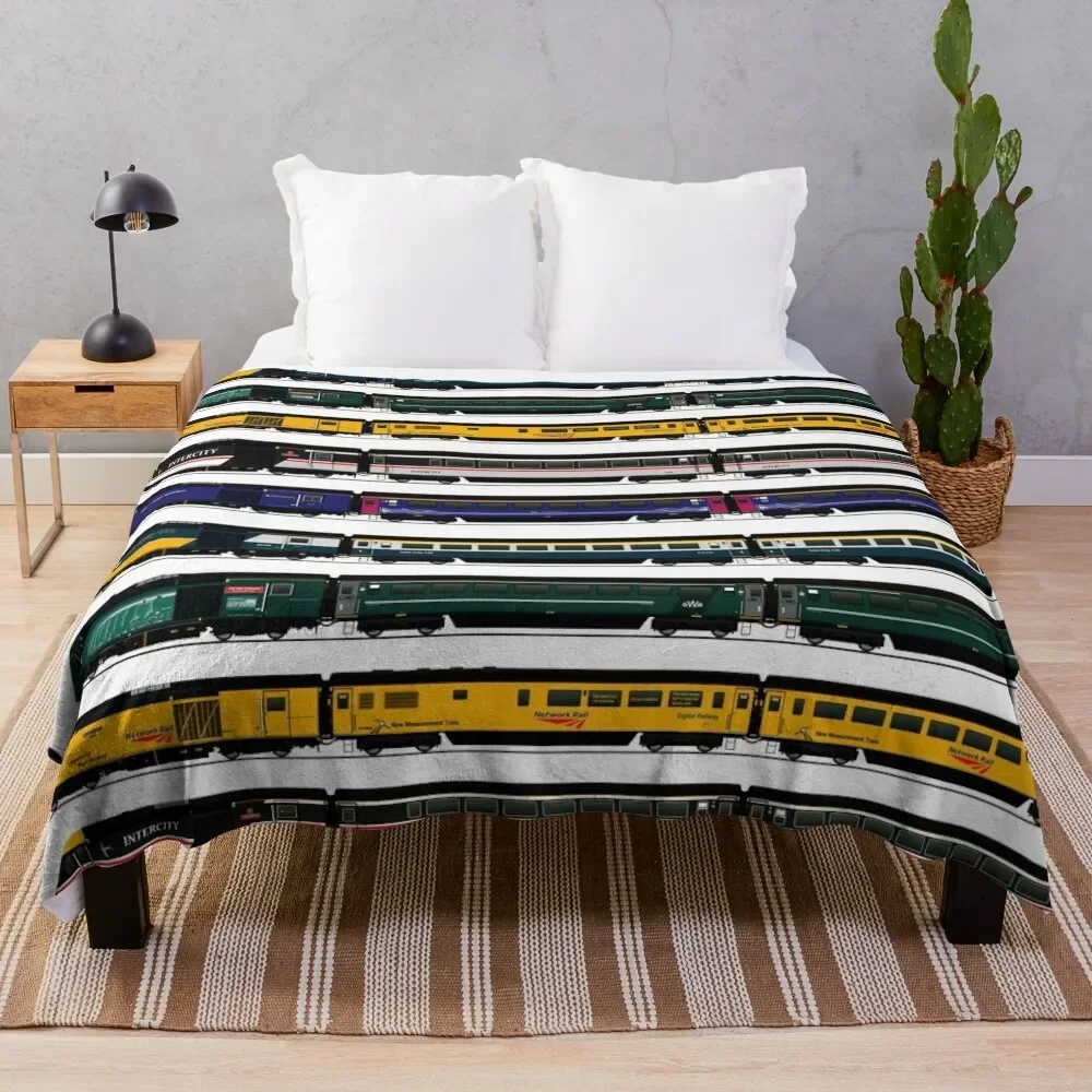 

CLASS 43 INTERCITY 125 LOCOMOTIVES Throw Blanket For Sofa Thin Single Nap Sleeping Bag Flannels Blankets