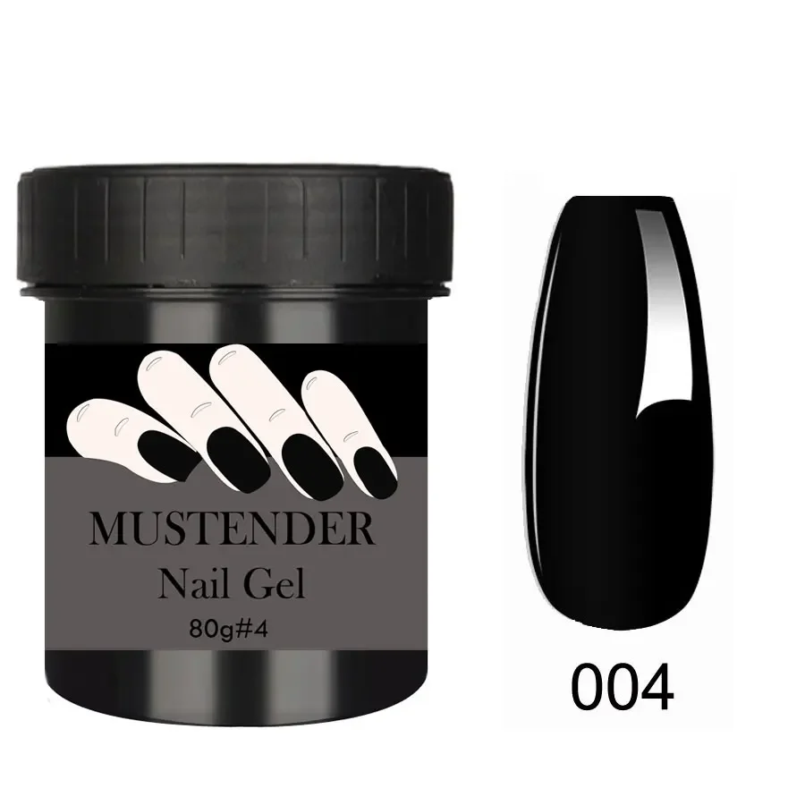 80g unha gel polonês cor pura polonês gel vermelho branco preto doces macarons uv unha gel verniz cola para morandi arte do prego manicure