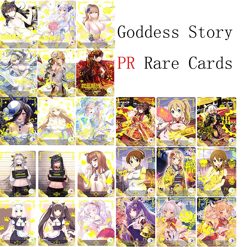 Goddess Story PR Collection Cards Full Series Random Blind Promo Pack Sexy Girl Party Swimsuit Bikini Booster Toy Child Gift