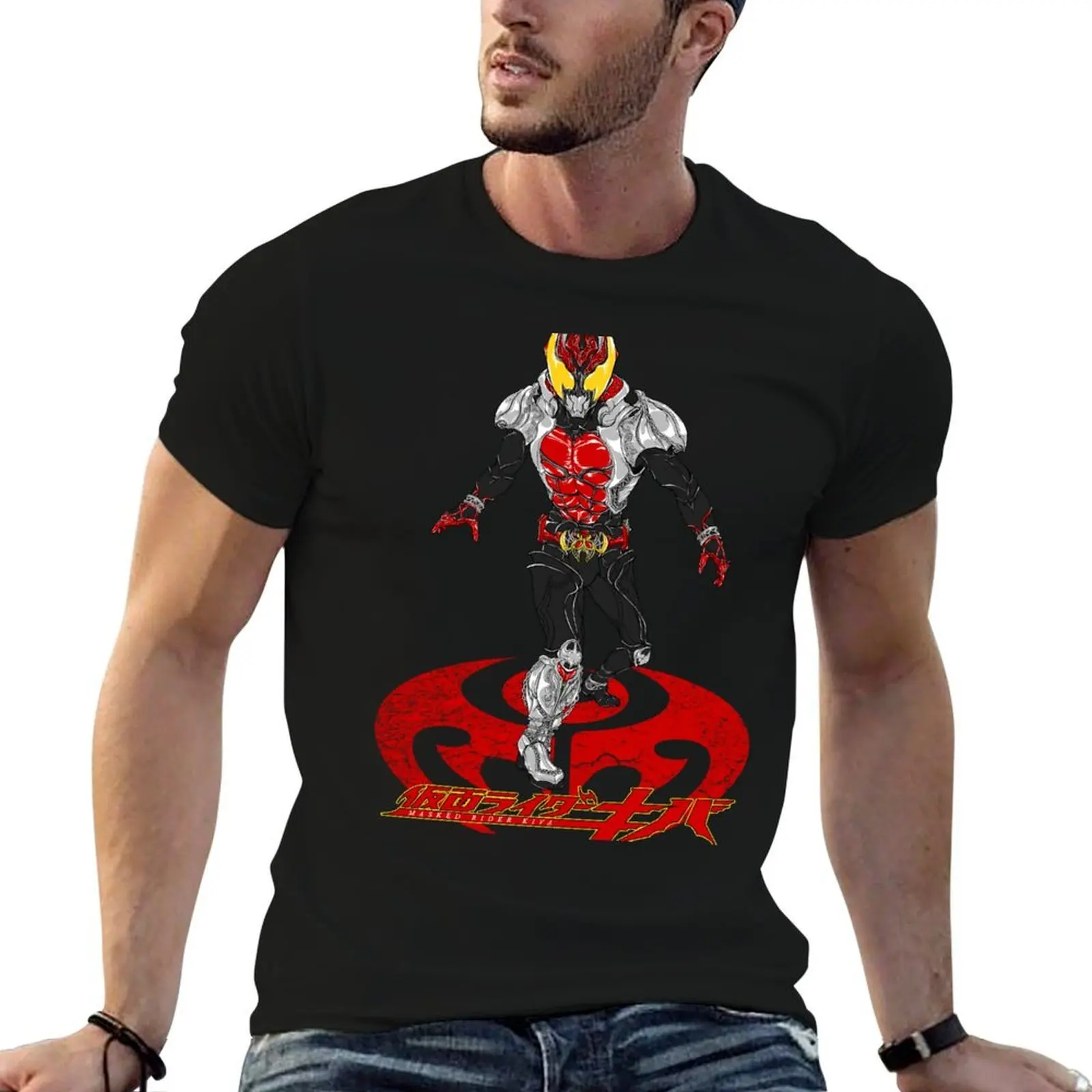 

Kamen Rider Kiva T-Shirt g man t shirts for men man t shirt graphic t shirts cotton 100% T-Shirt