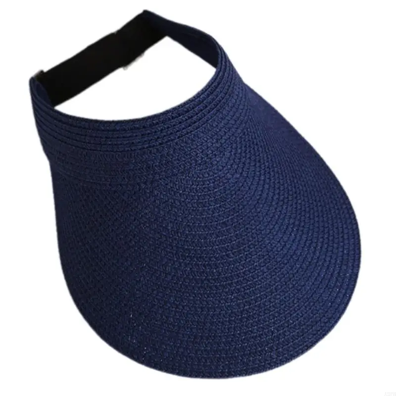 قبعة صيفية عصرية من القش للحماية من الشمس، تصميم رياضي خفيف الوزن للجنسين #4