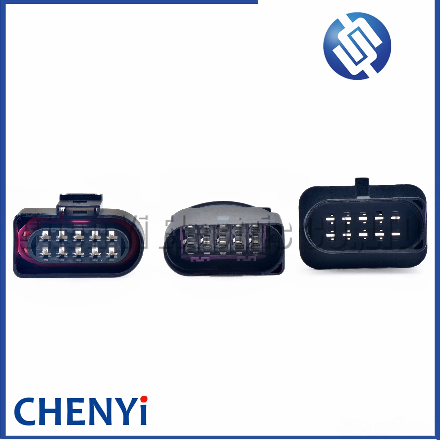 10 Pin Temp Sensor Plug Waterproof Deflation Valve Connector Halogen headlight plug For Jetta Mk4 Passat 1J0973835 1J0973735