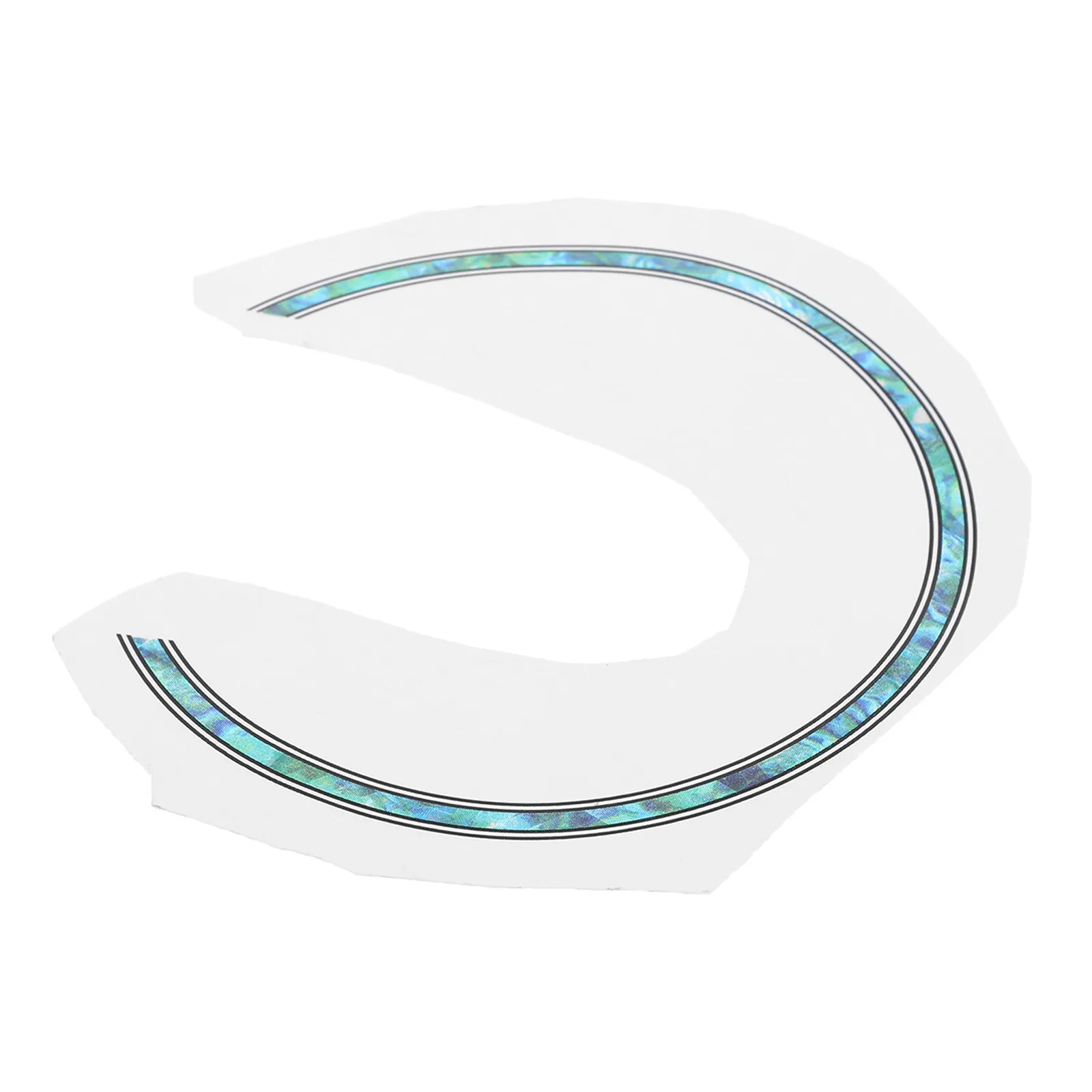 Guitar Sound Hole Sticker 3D Self-Adhesive Rosette Color Shift Ring Decoration Suitable for Acoustic Classical Guitar Ukulele