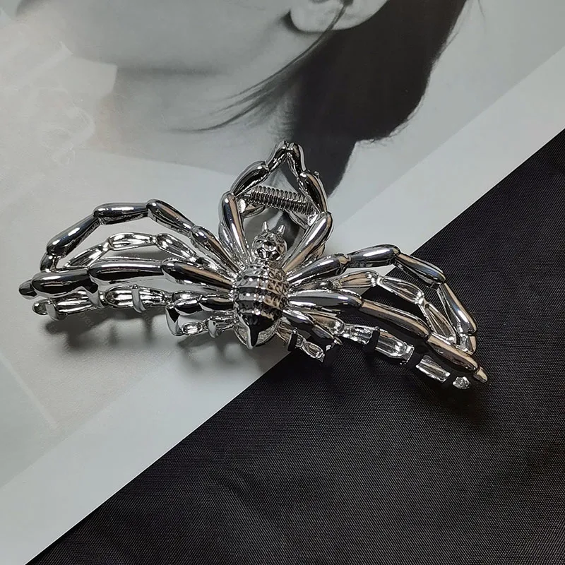 Splitter Große Spinne Design Haar Krallen Damen Mode Haar Clips Haarnadeln Pferdeschwanz Klaue Clip Mädchen Metall Haar Zubehör Geschenke