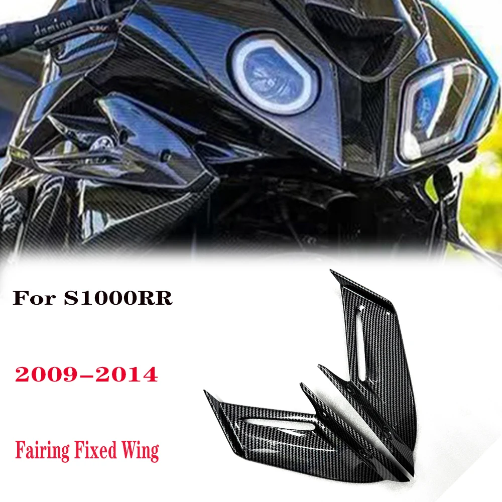 

Motorcycle Spoiler Winglet For BMW S1000RR S1000 RR 2009-2014 Side Fairing Fixed Wing ABS Forged Carbon Accessories