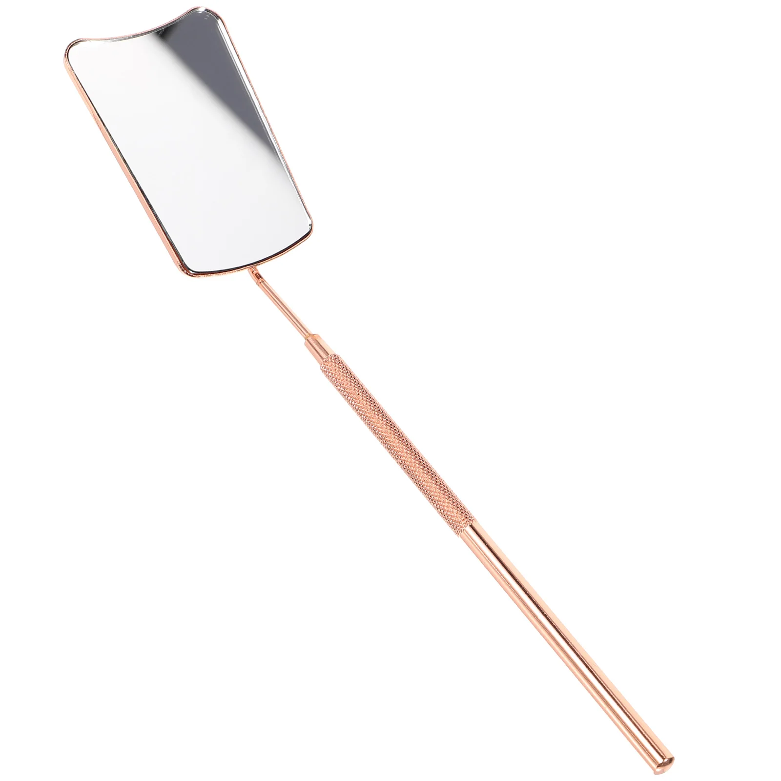 

Stainless Steel Lash Mirror for Eyelash Extensions Long Handle Lightweight Makeup Mirror for Precise Eye and Face Checks