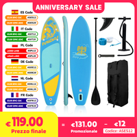 FunWater 350*87*15cm Sup Board Inflatable Surfboard Stand Up Paddle Board Inflatable Sup PaddleBoard with Accessories EU Stock