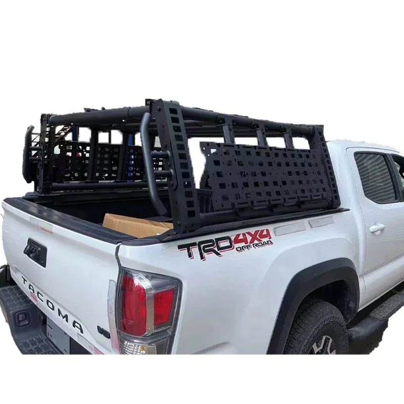 Universal 4X4 Aluminum Sports Pickup Truck Roll Bar Bed Rack Expandable Chase Rack Accessories