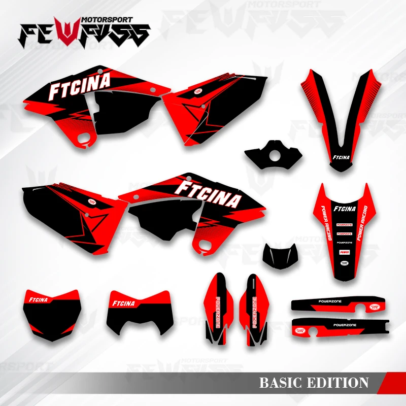 

Fewfuss Graphics Decals Stickers Motorcycle Background Custom For Fantic XEF 250 XEF 450 XEF250 XEF450 2021 2022
