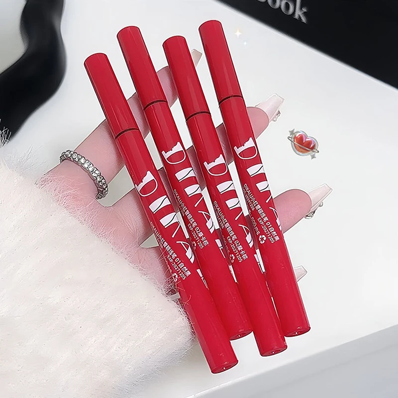 DIKALU Ultrafeiner flüssiger Eyeliner, liegender Seidenraupen-wasserdichter, schnell trocknender, nicht verschmierender Eyeliner, natürliches Eyeliner-Make-up