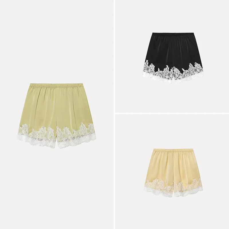 

Fashionable Casual Lace Trim Short Pants Women's Summer 2026 New Arrival Ageless Drapey All-Match Straight Leg Natural Waist
