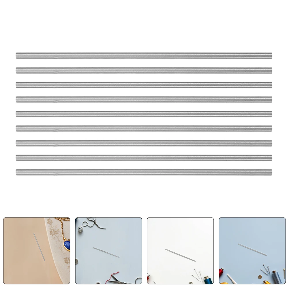 

30pcs Hook Needle Plate Rods Stainless Steel Durable Easy Install Compatible Knitting Machines Crochet Blocking Board Pins Metal