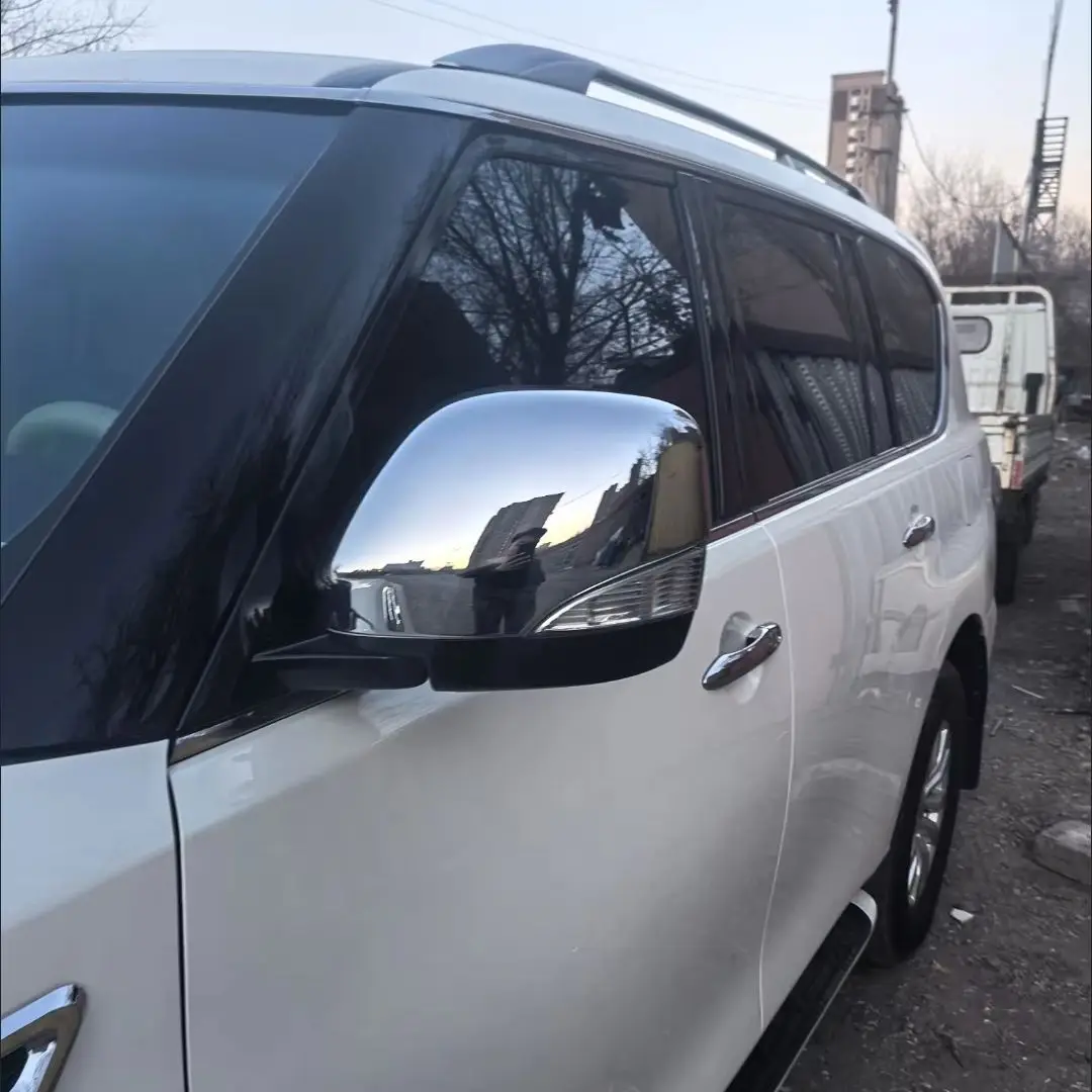 

For Nissan Elgrand 2011 2012 2013 2014 Patrol Y62 2015 2016 2017 2018 2019 2020 Rearview Mirror Cover Shell Frame Trims Sticker