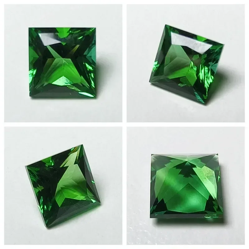 

Lab Grown Zambian Emeralds Hydrothermal Hand Cutting Multiple shapes with Cracks Inclusions Inside Selectable AGL Certificat
