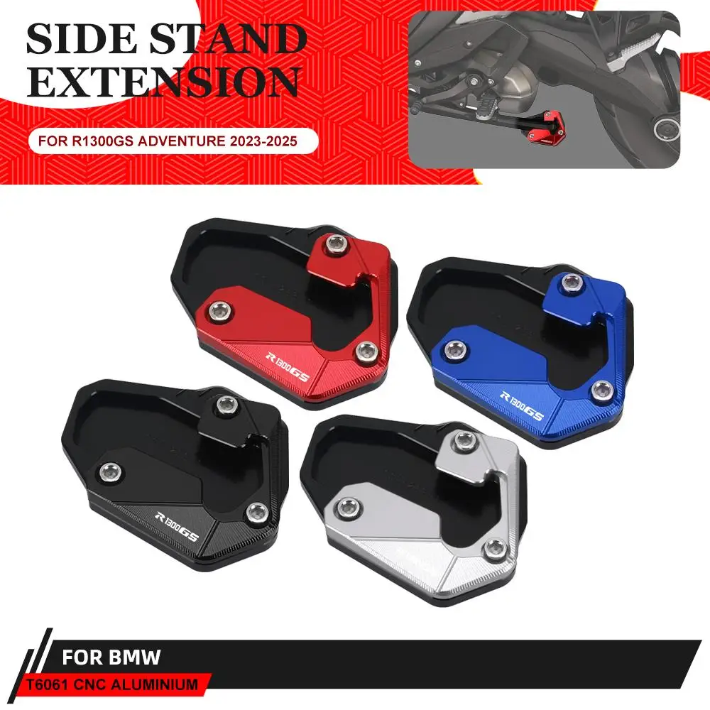 

2025 Motorcycle Side Stand Enlarge Extension For BMW GS1300 R 1300 GS R1300GS ADV Adventure 2023 2024 Kickstand Foot Pad Support