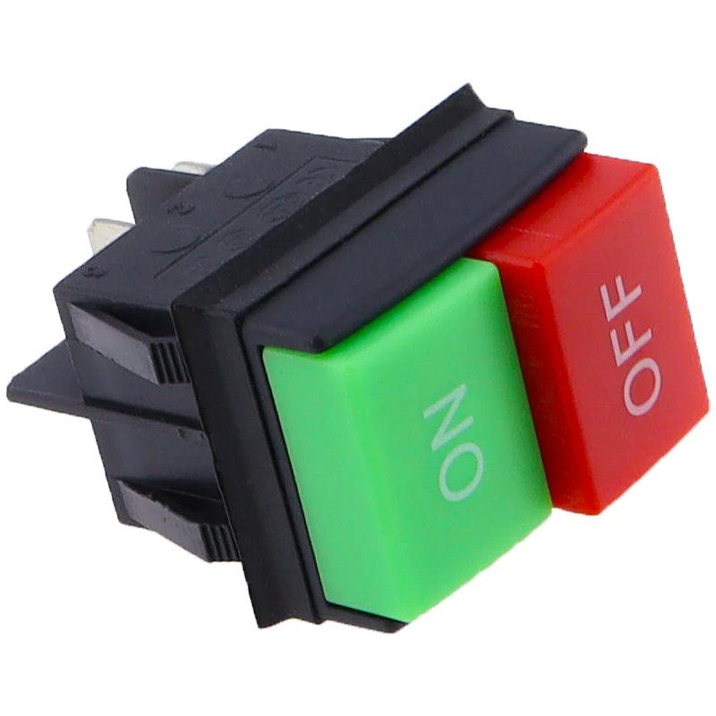 Rocker switch WF03-C1 KCD4 button start stop control button double red 1NO 1NC New type Superior quality